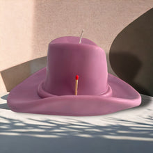 Load image into Gallery viewer, Belle Star Cowboy Hat Candle