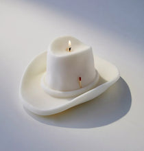 Load image into Gallery viewer, Belle Star Cowboy Hat Candle
