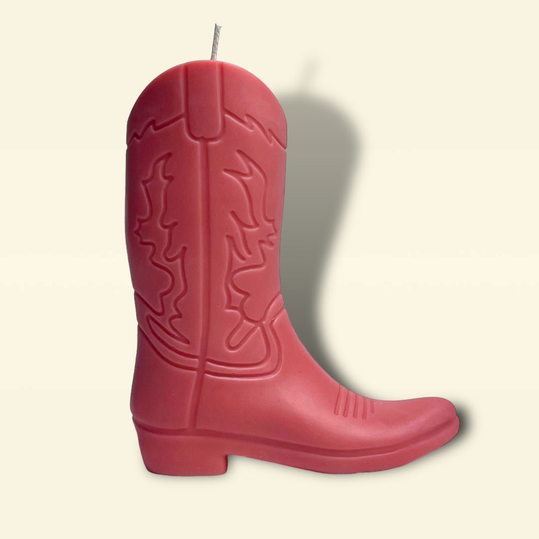 Cowboy Boot Candle