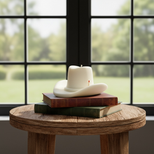 Load image into Gallery viewer, Belle Star Cowboy Hat Candle
