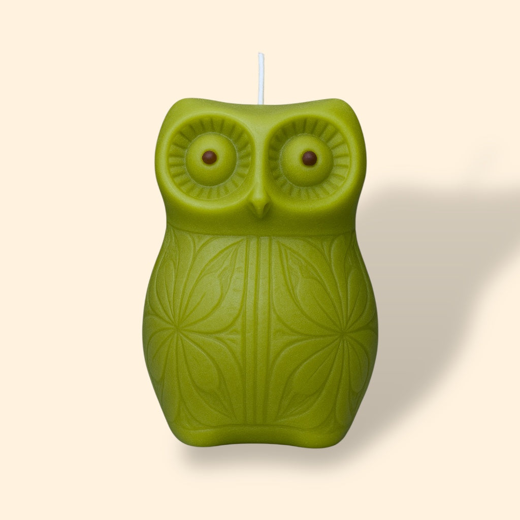 Owl Night Long Candle